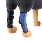 Max Pet Knee Pads Pet Leg Socks Pet Dog Puppy Protective Joints Protector Blue S