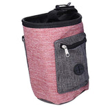Maxbell Small Pet Dog Snack Waist Pouch Dog Food Snack Treat Training Pouch Red