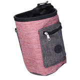 Maxbell Small Pet Dog Snack Waist Pouch Dog Food Snack Treat Training Pouch Red