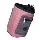 Maxbell Small Pet Dog Snack Waist Pouch Dog Food Snack Treat Training Pouch Red