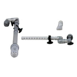 Maxbell Aquarium Fish Tank Outflow Inflow Pipe Tube For Fish Tank  S-Gray