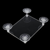 Max Acrylic Submersible Pump Clear Bracket for Fish Tank Aquarium Pump L