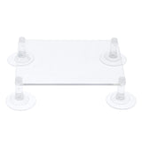 Max Acrylic Submersible Pump Clear Bracket for Fish Tank Aquarium Pump L