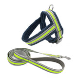 Max Pet Harness Vest Set Pet Walking Leash for Small Cat Dog Fluorescent Green L