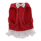 Max Pet Dog Harness Leash Pet Costume Clothes for Small Pet Cat Puppy Red-S