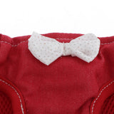 Max Pet Dog Harness Leash Pet Costume Clothes for Small Pet Cat Puppy Red-S