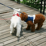 Max Pet Dog Harness Leash Pet Costume Clothes for Small Pet Cat Puppy Red-S