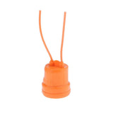 Max 10 Pcs E27 Heat Basking Lamp Holder For Reptile Lizard Turtle Habitat Orange