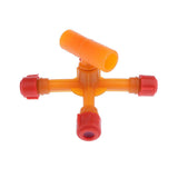 Max 5x Farm Water Spray Nozzle Cooling Irrigation For Poultry Garden 4 Head