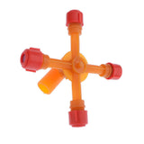 Max 5x Farm Water Spray Nozzle Cooling Irrigation For Poultry Garden 4 Head
