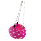 Max Soft Small Animal Hamster Cage Hanging Hammock For Small Pet Mice Rat Pink