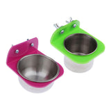 Max Pet Bird Parrot Water Food Feeder Feeding Food Cup For Small to Large Bird S