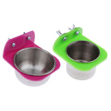 Max Pet Bird Parrot Water Food Feeder Feeding Food Cup For Small to Large Bird S