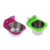 Max Pet Bird Parrot Water Food Feeder Feeding Food Cup For Small to Large Bird S