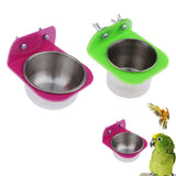 Max Pet Bird Parrot Water Food Feeder Feeding Food Cup For Small to Large Bird S