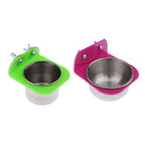 Max Pet Bird Parrot Water Food Feeder Feeding Food Cup For Small to Large Bird S