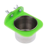 Max Pet Bird Parrot Water Food Feeder Feeding Food Cup For Small to Large Bird S
