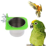 Max Pet Bird Parrot Water Food Feeder Feeding Food Cup For Small to Large Bird S