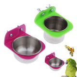 Max Pet Bird Parrot Water Food Feeder Feeding Food Cup For Small to Large Bird S