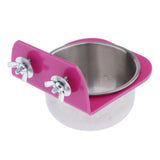 Max Pet Bird Parrot Water Food Feeder Feeding Food Cup For Small to Large Bird L