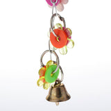 Max Birds Chew Bite Bell Toys Cage Decor Accessory For Small Medium Large Birds