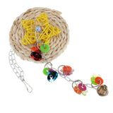 Max Birds Chew Bite Bell Toys Cage Decor Accessory For Small Medium Large Birds