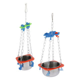 Max Bird Parrot Water Feeder Feeding Food Bowl For Small Bird Conures Cockatiels