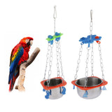 Max Bird Parrot Water Feeder Feeding Food Bowl For Small Bird Conures Cockatiels