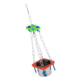 Max Bird Parrot Water Feeder Feeding Food Bowl For Small Bird Conures Cockatiels