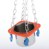 Max Bird Parrot Water Feeder Feeding Food Bowl For Small Bird Conures Cockatiels