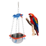 Max Bird Parrot Water Feeder Feeding Food Bowl For Conures Cockatiels Love Birds