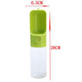 Max Portable Pet Drinking Cup Dog Cat Pet Water Feeder For Pet Dog Travel  Green