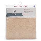 Max Washable Pet Dog Pee Pad Dog Training Obedience Pee Pad For Cat Dog Beige-L