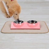 Max Washable Pet Dog Pee Pad Dog Training Obedience Pee Pad For Cat Dog Beige-L
