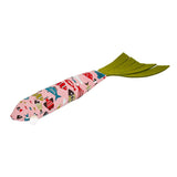 Max Cute Fish Shape Cat Toy with Catnip Cat Bite Chew Play Toy for Pet Cat Pink
