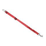 Maxbell 2 Pcs Adjustable Pet Cat Dog Car Seat Belt Nylon Leash For Pet Dog Red