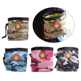 Maxbell Small Pet Dog Snack Waist Pouch Dog Snack Treat Bag Yellow+Camouflage