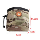 Maxbell Small Pet Dog Snack Waist Pouch Dog Snack Treat Bag Yellow+Camouflage
