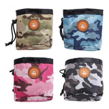 Maxbell Small Pet Dog Snack Waist Pouch Dog Snack Treat Bag Yellow+Camouflage