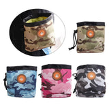Maxbell Small Pet Dog Snack Waist Pouch Dog Snack Treat Bag Yellow+Camouflage