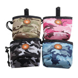 Maxbell Small Pet Dog Snack Waist Pouch Dog Snack Treat Bag Yellow+Camouflage