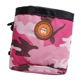 Maxbell Small Pet Dog Snack Waist Pouch Dog Snack Treat Bag Pink+Camouflage
