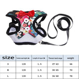 Max Cute Dog Vest Harness Leash Dog Walking Vest For Pet Wedding Costume Party L
