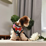Max Cute Dog Vest Harness Leash Dog Walking Vest For Pet Wedding Costume Party L