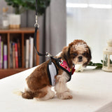 Max Cute Dog Vest Harness Leash Dog Walking Vest For Pet Wedding Costume Party L
