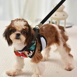 Max Cute Dog Vest Harness Leash Dog Walking Vest For Pet Wedding Costume Party L