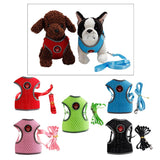 Max Breathable Dog Vest Harness Pet Outdoor Traction Rope For Cat Dog Red S