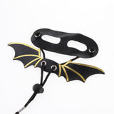 Max Reptile Lizard Parrot Bird Harness Leash Anti-bite Rope Leash Black+Golden-M