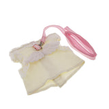 Max Small Pet Harness Vest Outdoor Walking Leash For Hamster Mouse Rat  Yellow