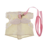 Max Small Pet Harness Vest Outdoor Walking Leash For Hamster Mouse Rat  Yellow